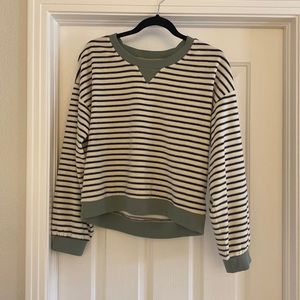 Madewell - MWL - crew neck Sweatshirt - velour material